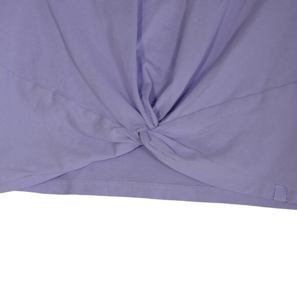 NEW Fabletics Front Twist Tee Womens XL or 12 14 Purple Knotted Athletic Hike - Picture 4 of 14